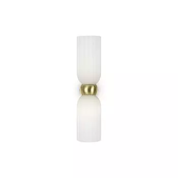 Бра Maytoni MOD302WL-02W, 2хE14, 40Вт, 10х18х43,5 см, цвет золото