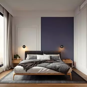 Бра Maytoni MOD421WL-L6B3K, 1хLED, 7Вт, 12х12х12 см, 350Лм, цвет чёрный