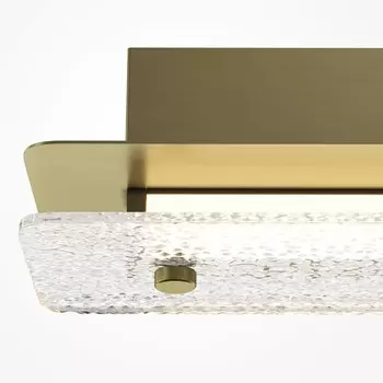 Бра Maytoni P091WL-L21G3K, LED, 23Вт, 80х7х8 см, 720Лм, цвет золото