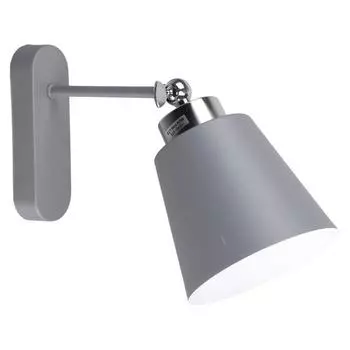 Бра MD.9103-1-W GR+CH, 1x60Вт E27, цвет серый