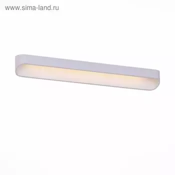 Светильник настенный St Luce. SL582.111.01. 1х18 Вт, LED, 4000K, 58х6,5 см, цвет белый