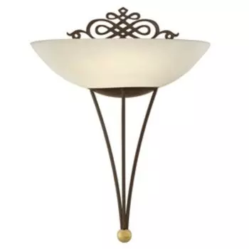 Бра MESTRE 60Вт E27 коричневый, золото