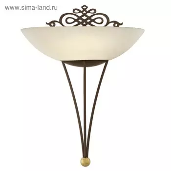 Бра MESTRE 60Вт E27 коричневый, золото