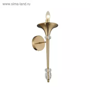 Бра MIRACLE 1x60Вт Е14 бронза 12x19,6x46,5см