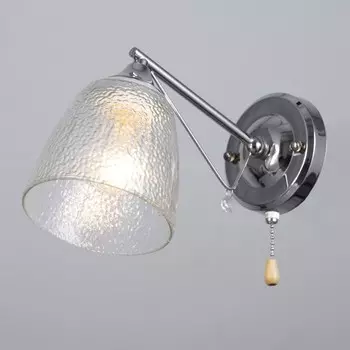 Бра "Миранда" 1хЕ27 40Вт хром28х12,5х18см