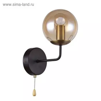 Бра Modestus, 1x40Вт E14, цвет коричневый