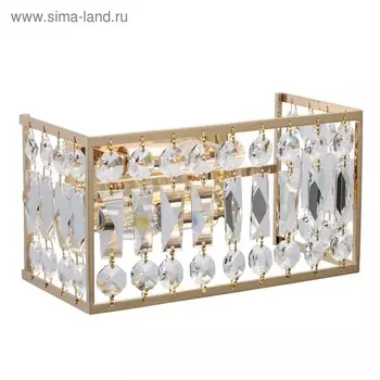 Бра «Монарх», 2x40Вт E14, цвет золото