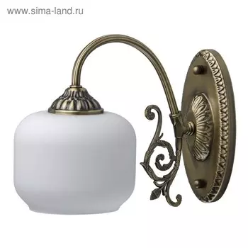 Бра "Моника" 1x60W E27 античная бронза 17x13x26см