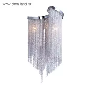 Бра Multivello 2x25W E14 хром 22x15x44 см