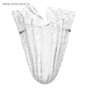 Бра MURANO 1х40Вт E14, кристальный 10x26x32 см