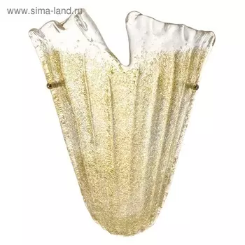 Бра MURANO 1х40Вт E14 янтарный 10x26x32см