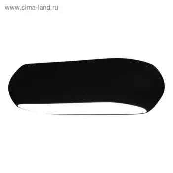 Бра MURO 2х40Вт G9 черный, белый 8x28x11см