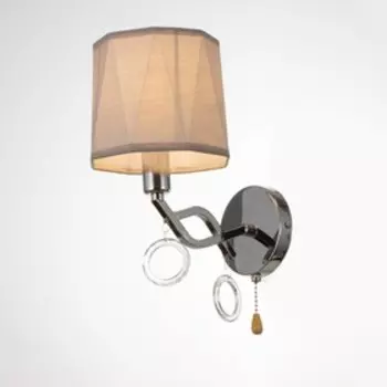 Бра "Нелла" 1x40Вт E14 хром 20х32х30 см.
