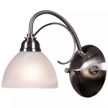 Бра "Нерина" 1x40Вт E14 матовый никель 21,5x12x17см