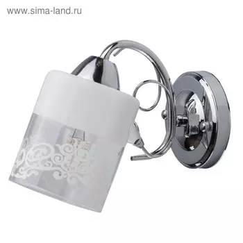 Бра "Нежность" 1x60W E14 хром 18x11x23см