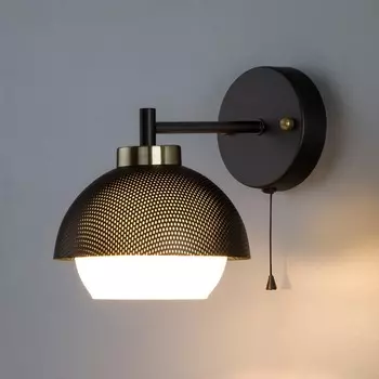 Бра Nocciola, 60Вт E27, цвет чёрный