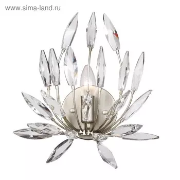 Бра Octavius 1x40Вт E14, серебро 20x30x35 см