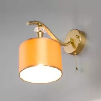 Бра Ofelia 1x40Вт E14 золотая бронза