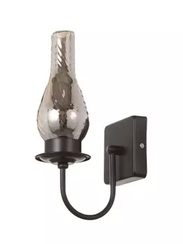 Бра "Ольга" 1х40Вт Е27 черный 15х9х33см