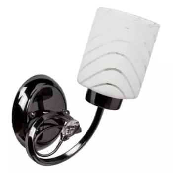 Бра "Олимпия" 1x60W E14 никель 28x14x14см