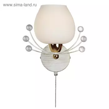 Бра "Оливия" 1x60Вт E14 золото 28x22x18см