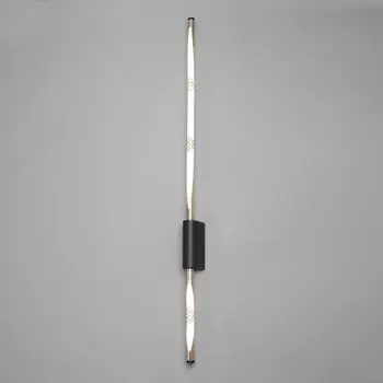 Бра "Олма" LED 12Вт 4000К черный золото 74х5х6 см