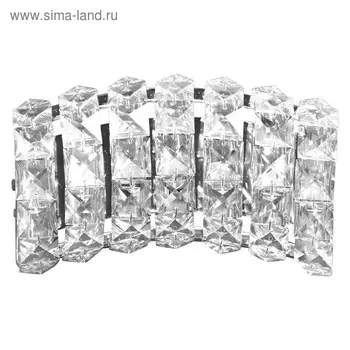 Бра ONDA 2х40Вт G9, хром 10x12x20 см