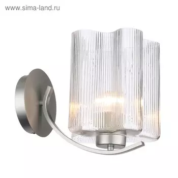 Бра St Luce. SL117.101.01. Onde. 1х60 Вт, E27, 15х18 см, цвет серебристый