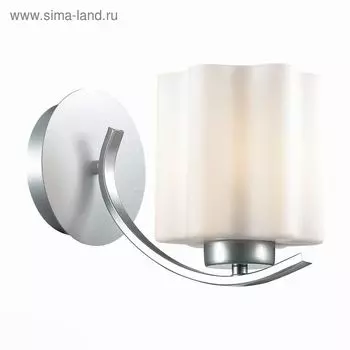 Бра St Luce. SL116.501.01. Onde. 1х60 Вт, E27, 15х18 см, цвет серебристый