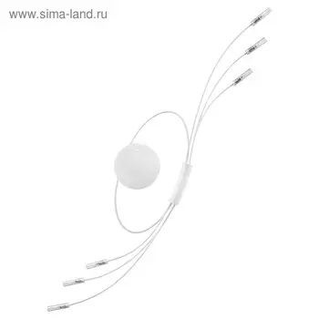 Бра OVALE 6х20Вт G4 белый 11,5x76x113см