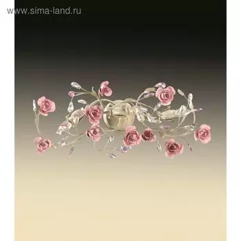 Бра "Оксония", 3х40Вт E14, цвет бежевый