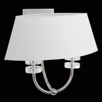 Бра "Палермо" 2x40W E14 хром 26x39x33см