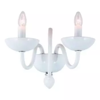 Бра "Pallada" 2x40W E14 белый 43x25x33 см