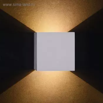 Бра Technical C155-WL-02-3W-W, LED, 6Вт, 10х10х10 см, 600Лм, цвет белый