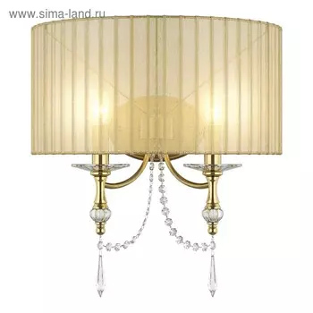 Бра PARME 2x40Вт E14, золото 22x45x46 см