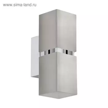 Бра PASSA 2x3,3Вт GU10 никель, хром