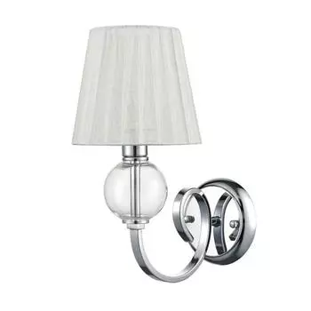 Бра Percy, 1x40Вт E14, цвет хром