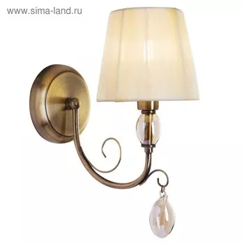 Бра Peta 1x40Вт E14 бронза