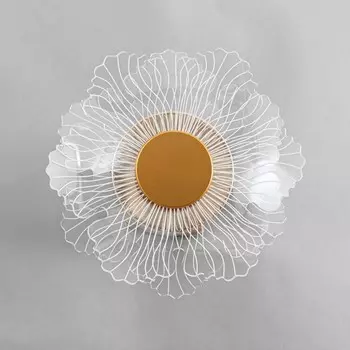 Бра "Пион" LED 4Вт 4000К золото 20х9х18см