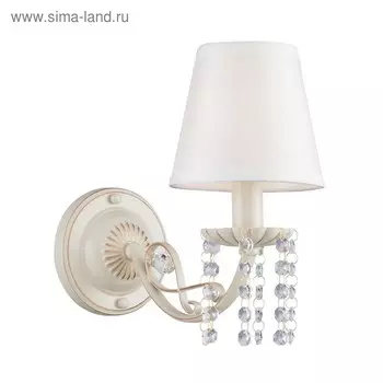 Бра Poletta, 1x40Вт E14, цвет белый