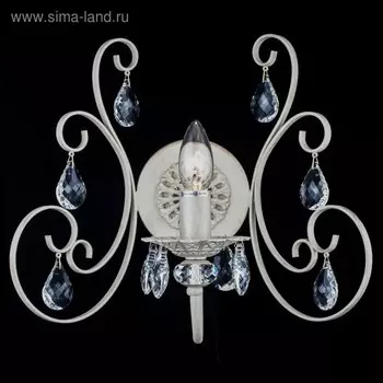 Бра Princess 1x60W E14, кремовое золото 36x21x31 см