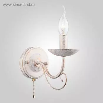 Бра Provence, 1x40Вт E14, цвет белый