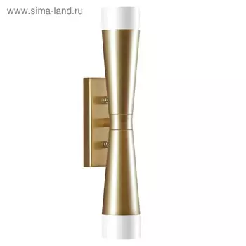 Бра PUNTO 2х7Вт G9 шампань 9x5x30см