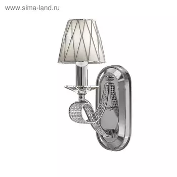 Бра RICCIO 1х40Вт E14, хром 20x14x36 см
