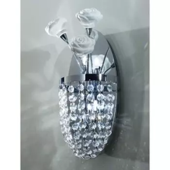 Бра "Rosa" 2x40W G9 белый 12x14x32 см