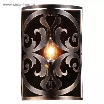 Бра Rustika 1x60W E14 коричневый 18x10x27см