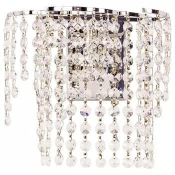 Бра ЭкономСвет с хрусталем, размер 25x15,5x22 см, E14