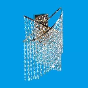 Бра ЭкономСвет с хрусталем, размер 27x13x36 см, E14