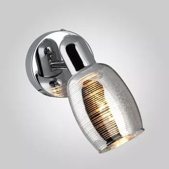 Бра с плафоном Polaris, 40Вт, E14, 8x16x16 см