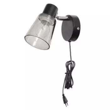 Бра с проводом 59393/1 E14 40 Вт черный-хром 151115 см